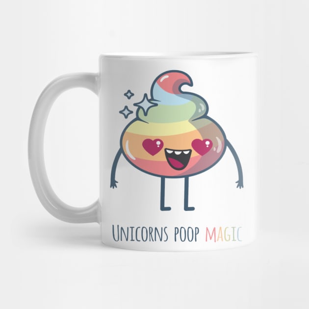 Unicorns Poop Magic (Dark) by carriedaway